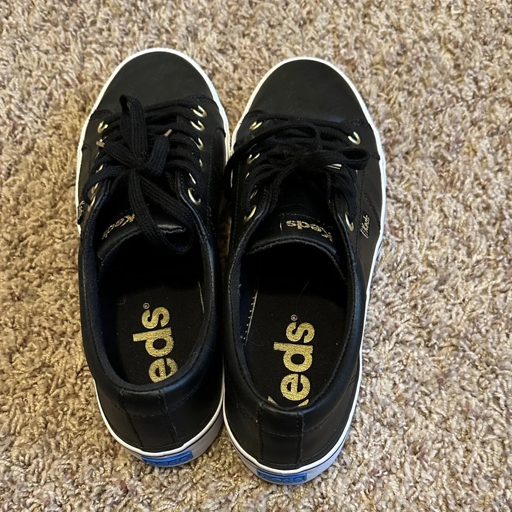 Keds Black Sneakers with White Sole - Picture 4 of 8